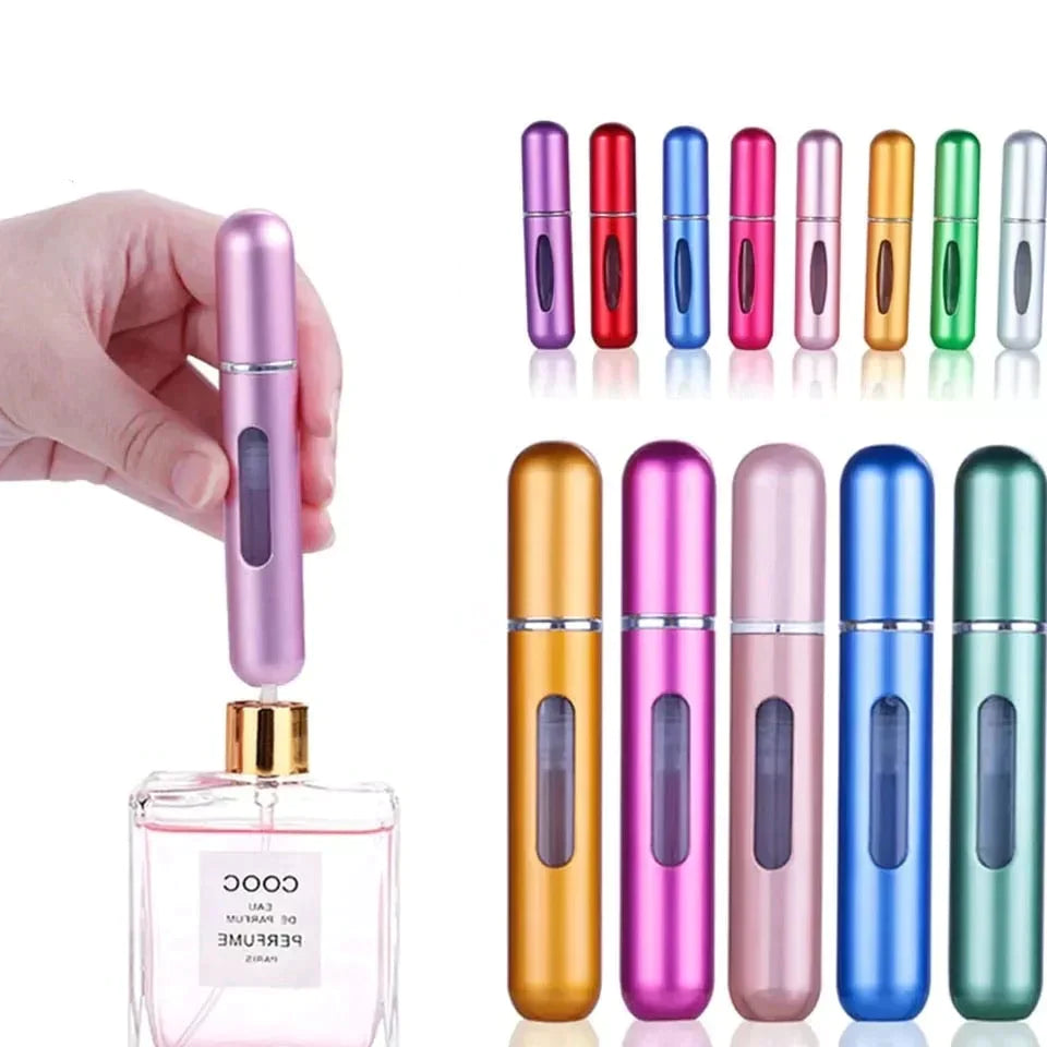 2 Pcs Refillable Mini Perfume Spray Bottle